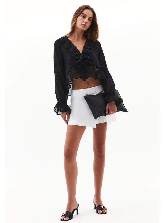 OXXO Ruffled Blouse - Image 1